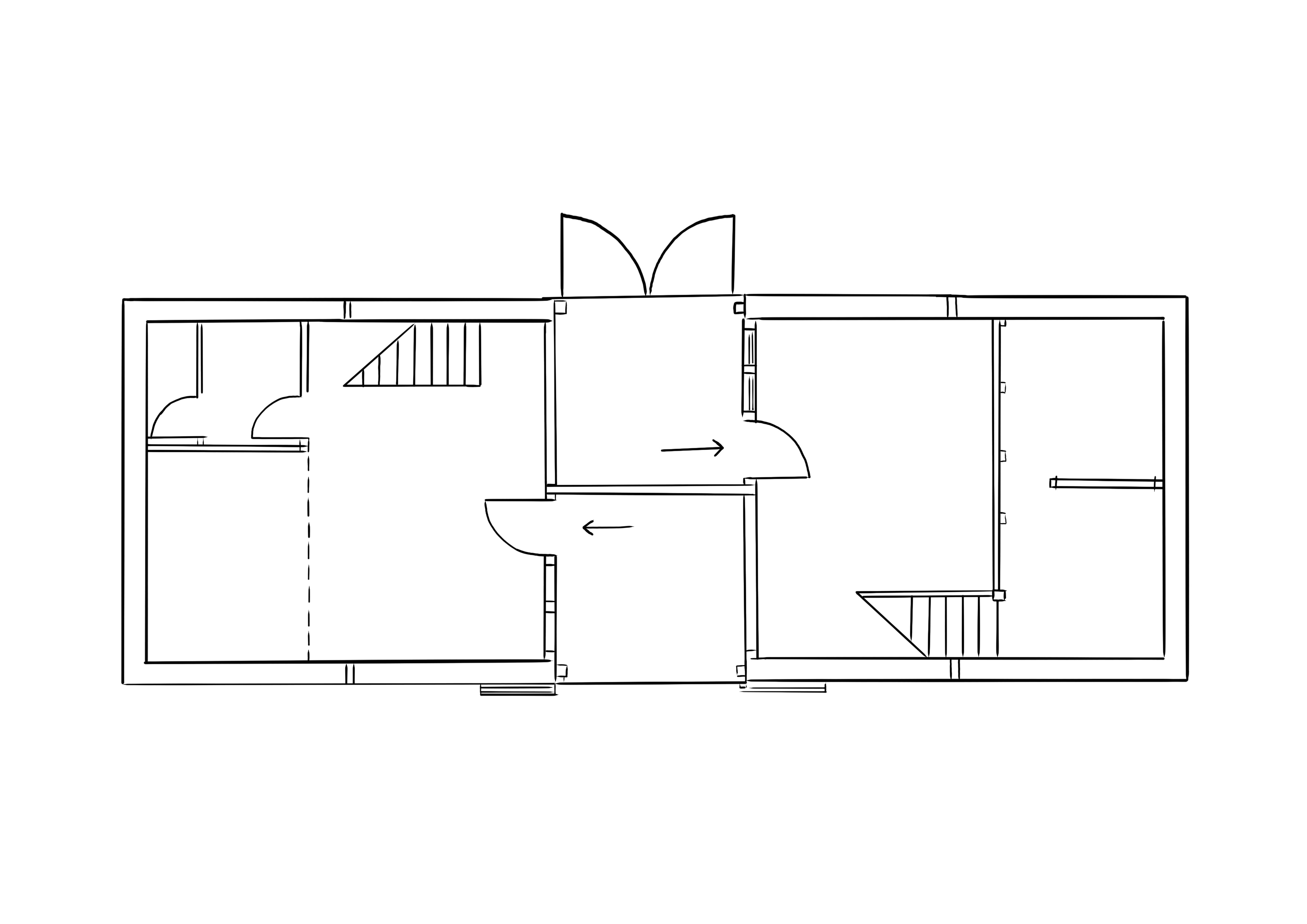 Typical conversion floor plan