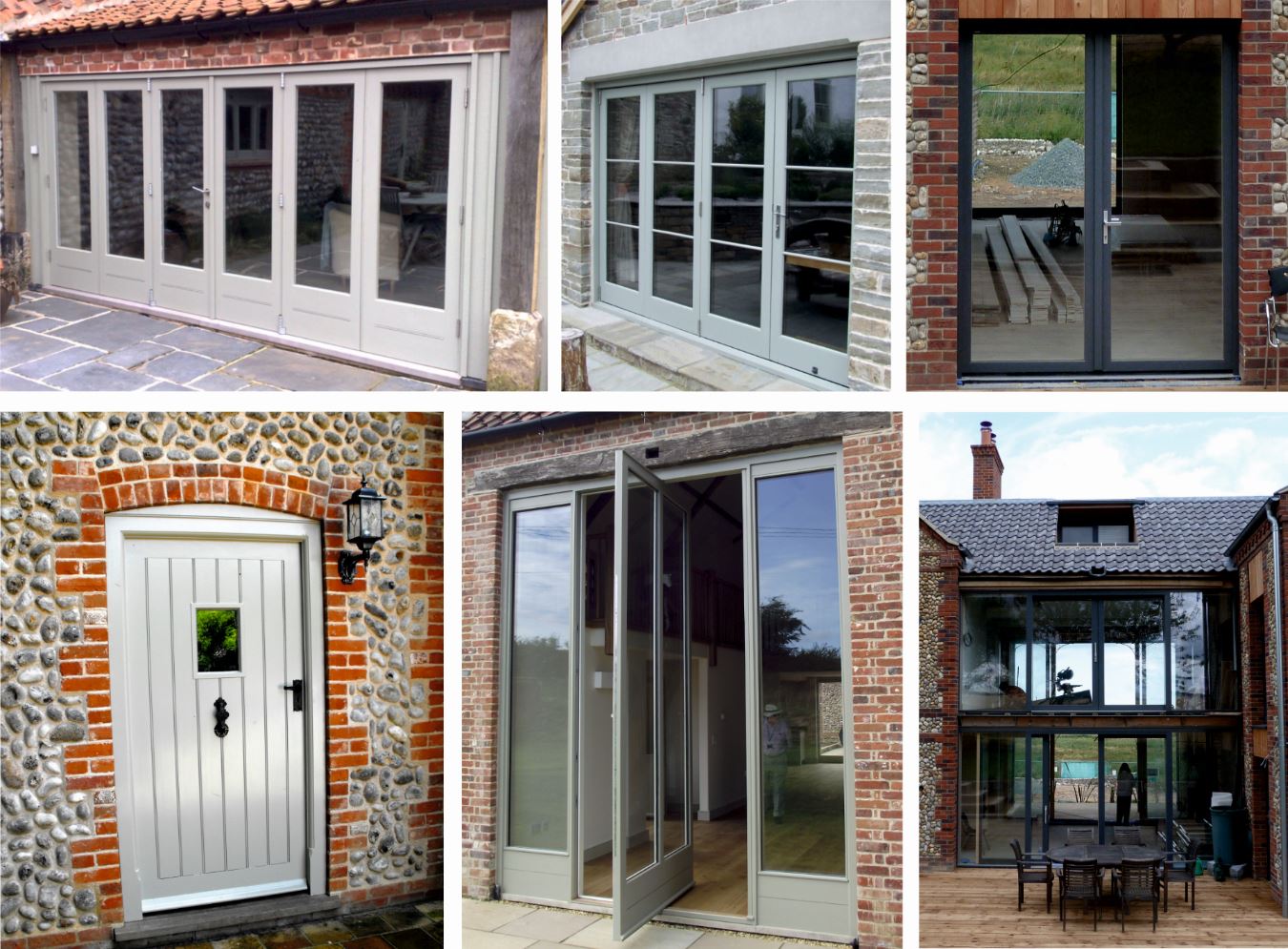 Selection of neo-traditional and contemporary doors