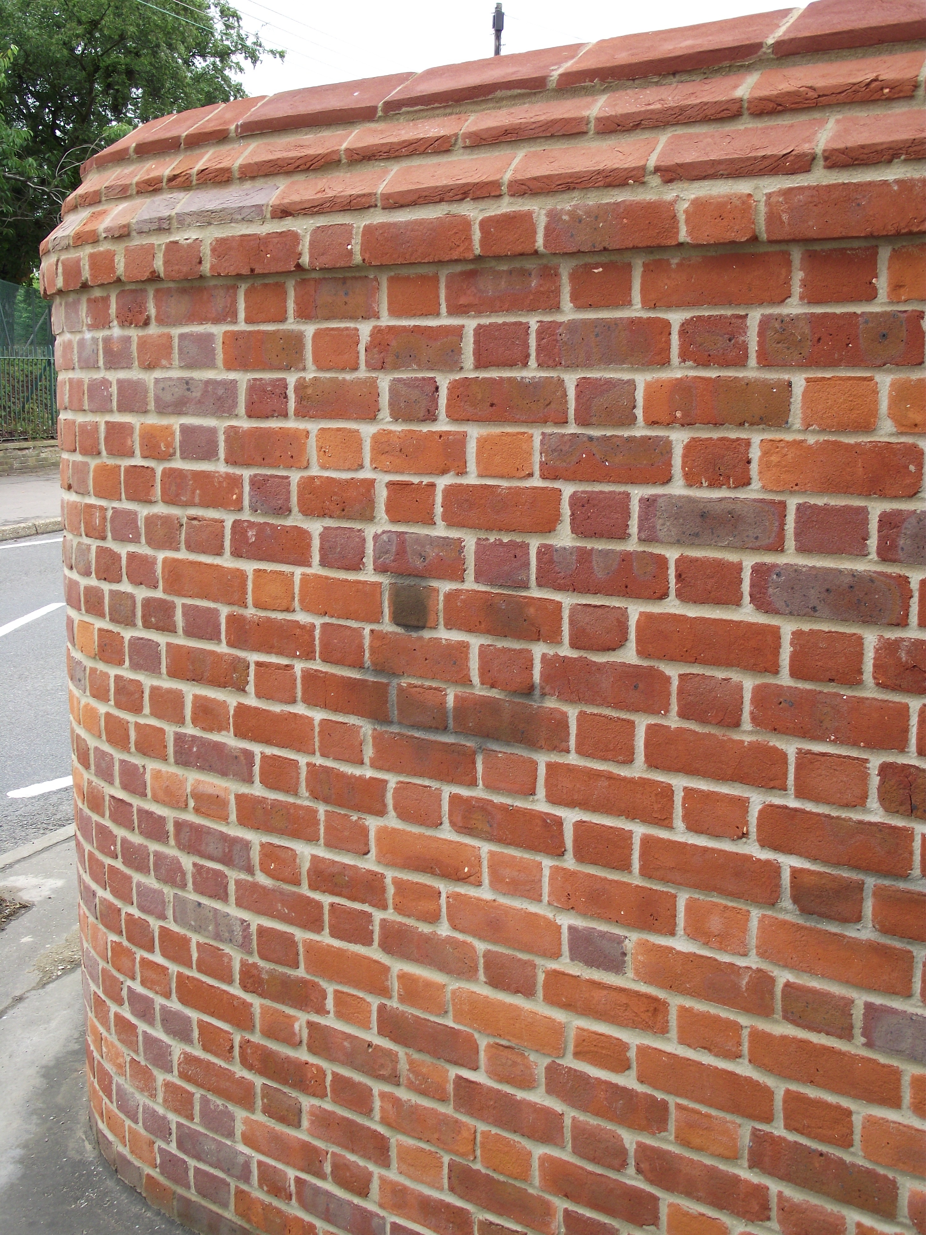 Wall coping detail